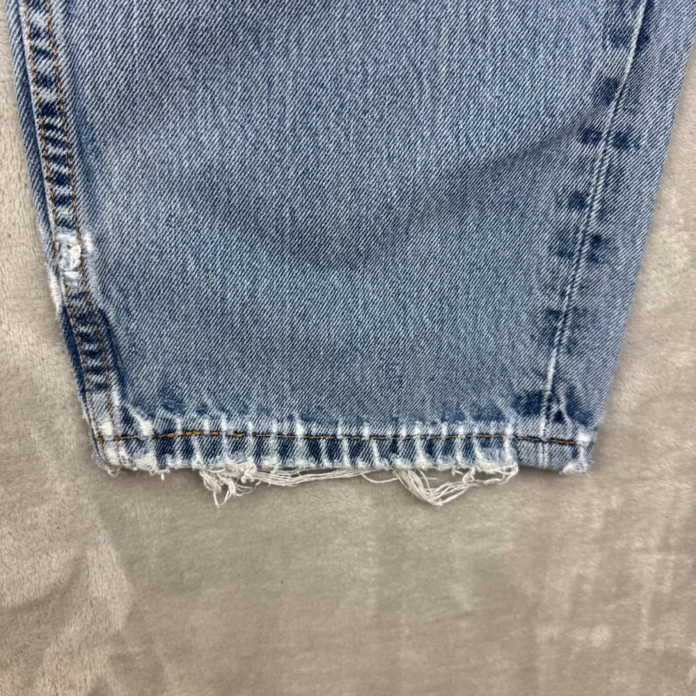 Levis 560 Jeans Mens 38x34(Fits 36) Relaxed Tapered 90s Vintage Light Wash Denim